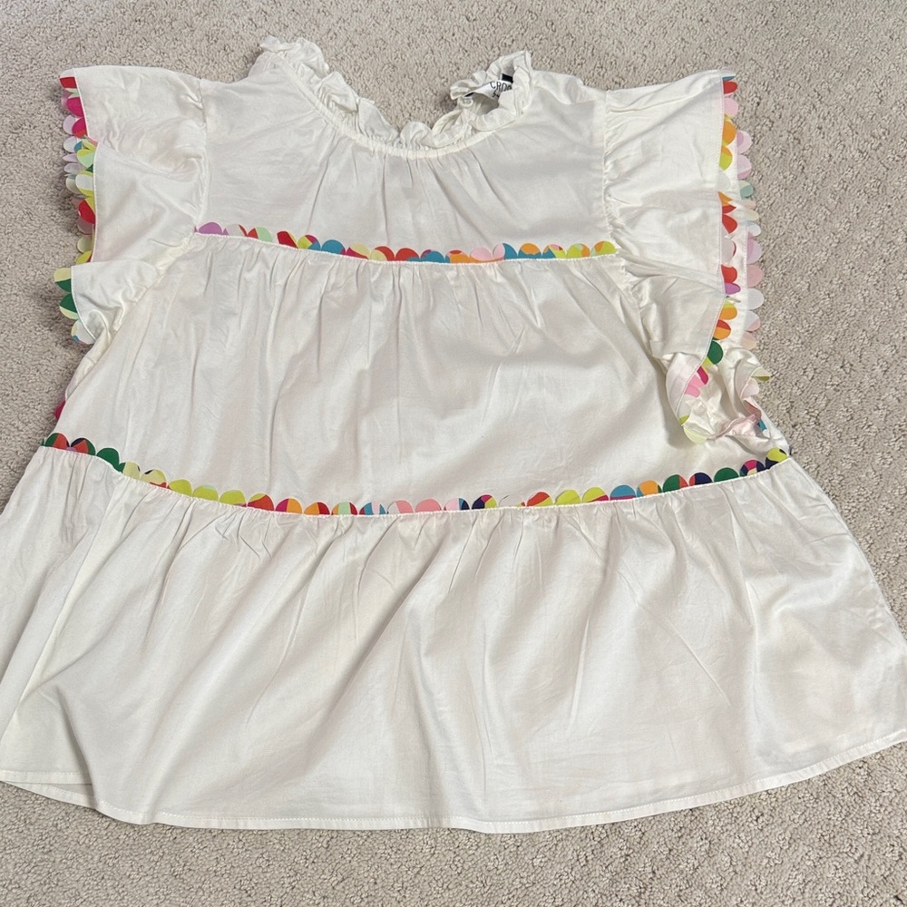 Crosby ruffle blouse